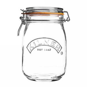 Kilner Clip Top Round Jar 1L