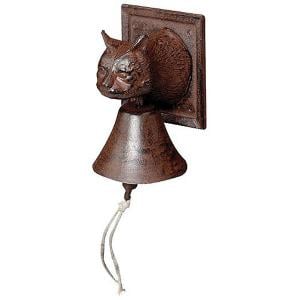 Cast Iron Cats Head Doorbell