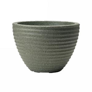 Stewart Garden Low Honey Pot Planter 37cm - Marble Green