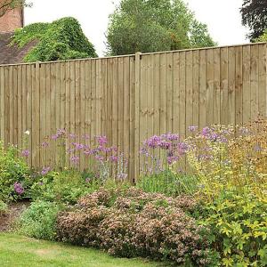 Pressure Treated Featheredge Fence Panel