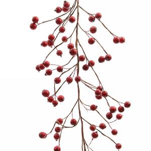 Decoris Red Foam Berry Garland
