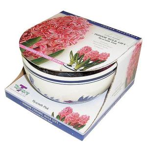 Hyacinth Pink Delft Bowl Gift Set