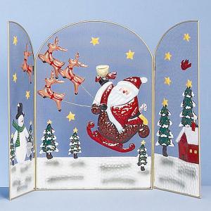 Santa with Sleigh Fireguard - 63cm