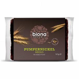 Biona Organic Pumpernickel Bread 500g