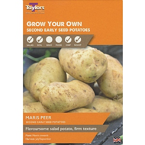 Maris Peer Second Early Seed Potatoes Taster Pack (Pack of 10)