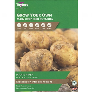 Maris Piper Main Crop Seed Potatoes Taster Pack (Pack of 10)