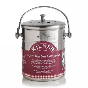 Kilner Stainless Steel Kitchen Composter 2L