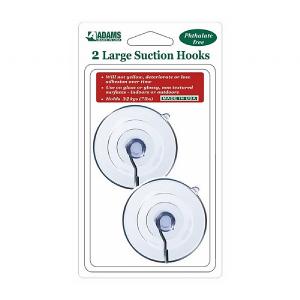 Adams Large Suction Cups & Hooks (Pack of 2)