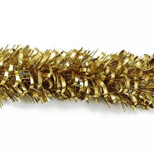 Festive Gold Giant Bubble Loop Tinsel - 2m