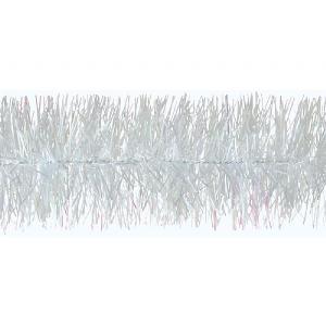 Festive Pearlescent White Fine Tinsel - 2m