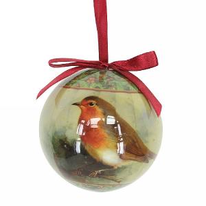 Gisela Graham Robin Paper Bauble