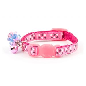 Ancol Reflective Safety Kitten Collar Luxury Pink with Jewels