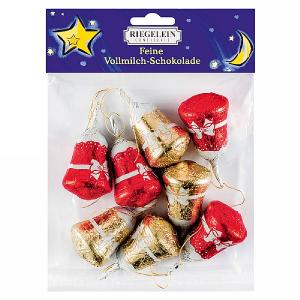 Riegelein Christmas Bell Chocolate Tree Decorations 100g