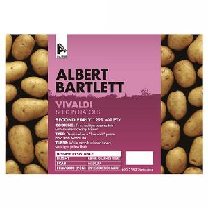 Albert Bartlett Vivaldi Second Early Seed Potatoes 2kg