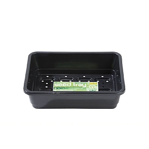 Garland Seed Tray Black With Holes - Small