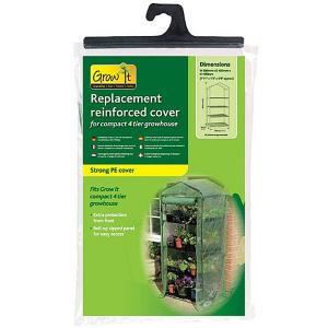 Replacement Reinforced Cover for Compact 4 Tier Growhouse