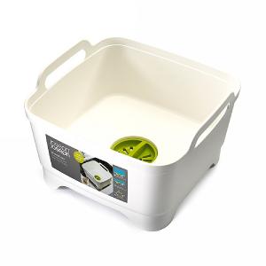 Joseph Joseph Wash & Drain Washing Up Bowl White & Green