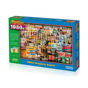Gibsons 1980's Shopping Basket 1000 Piece Jigsaw Puzzle