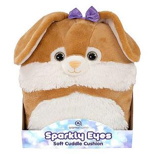 Aroma Home Rabbit Sparkly Eyes Snuggle Cushion