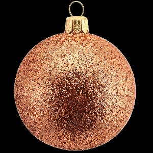 Gisela Graham Copper Glitter - 70mm