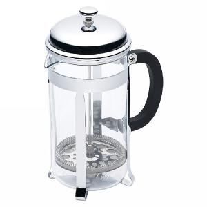 Le'Xpress Eight Cup Chrome Plated Cafetiere