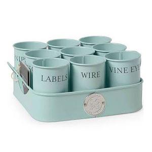 Sophie Conran Gardener's Gubbins Pots - Blue