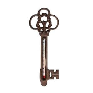 Fallen Fruits Cast Iron Key Garden Thermometer