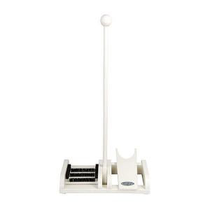 Cream Wooden Bootbrush & Bootjack