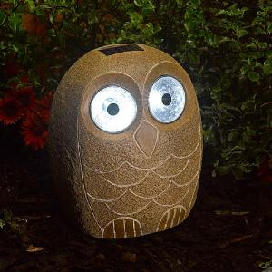 Smart Solar Jumbo Bright Eye Stony Owl