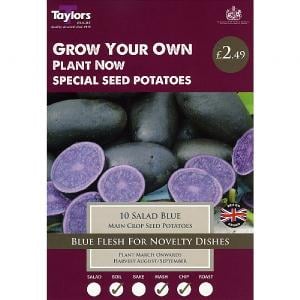 Salad Blue Main Crop Seed Potatoes Taster Pack