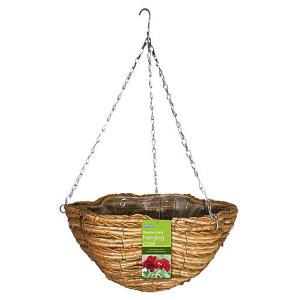 Gardman 14" Two Tone Rope Scalloped Hanging Basket