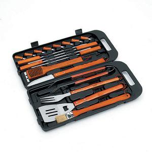 Landmann 18 piece Bamboo Tool Set in Case