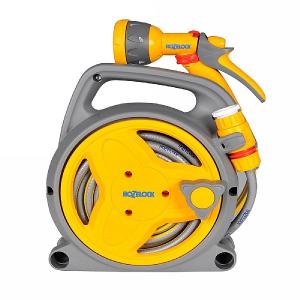 Hozelock Pico Reel with 10m Hose, Fittings & Spray Gun