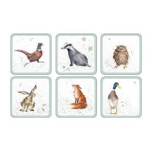 Portmeirion Wrendale Coasters - Set of 6