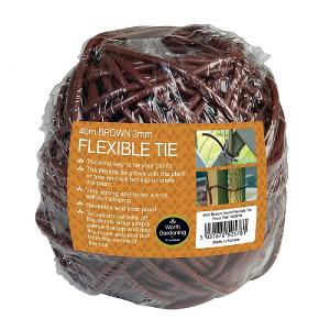 Garland Flexible Tie Brown 3mm x 40m