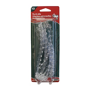 Tie it Alls - Clear (Pack of 10)