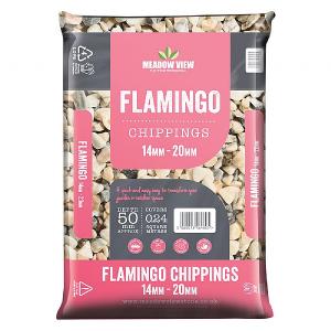 Meadow View Flamingo Chippings 14-20mm - 20kg Bag