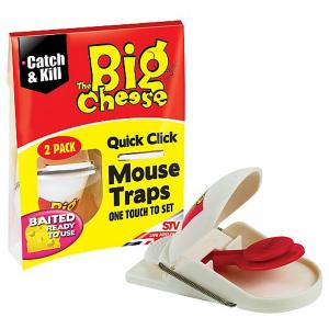 The Big Cheese Quick Click Mouse Traps Twinpack