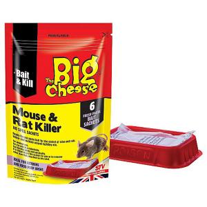 The Big Cheese Mouse & Rat Killer 6 Pasta Sachets