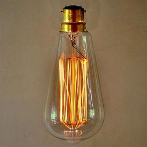 Edison B22 Squirrel Cage Filament Vintage Bulb (Bayonet Fitting)