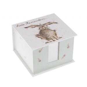 Wrendale 'Little Reminders' Hare Memo Block