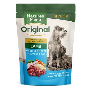 Natures Menu Original Lamb & Chicken Single Serve Pouch Senior Dog Food (300g)