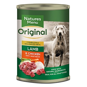 Natures Menu Original Lamb & Chicken Multi Serve Canned Dog Food (400g)