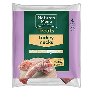 Natures Menu Turkey Necks Frozen Dog Treats (2 Pieces)