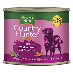 Natures Menu Country Hunter Wild Venison with Superfoods Multi Serve Dog Food (600g)