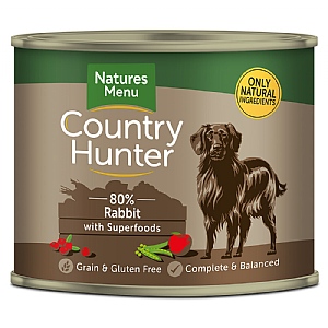 Natures Menu Country Hunter Rabbit with Superfoods Multi Serve Dog Food (600g)