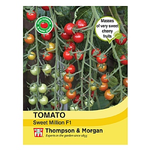 Thompson & Morgan Tomato Sweet Million F1 Hybrid Seeds