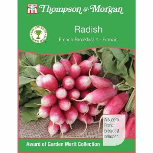 Thompson & Morgan Award of Garden Merit Radish French Breakfast 4 Francis