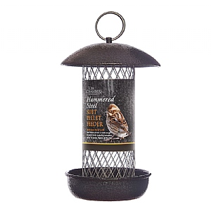 Tom Chambers Hammered Steel Suet Pellet Feeder