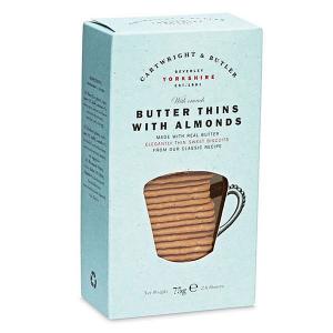 Cartwright & Butler Butter Thins with Almonds 75g